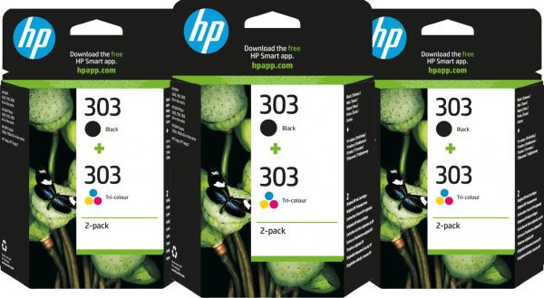 HP 303 4-Kleuren Pack (3 stuks)
