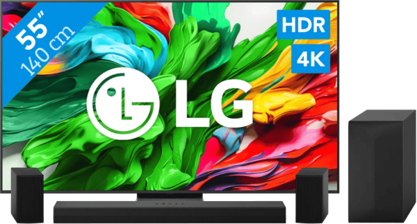 LG 55" QNED86 EVO 4K (2025) + LG DS60TR