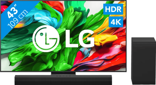 LG 43" QNED86 EVO 4K (2025) + LG DS40T