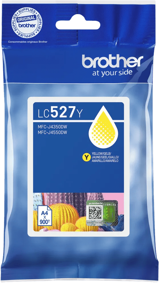 Brother LC-527 Cartridge Geel