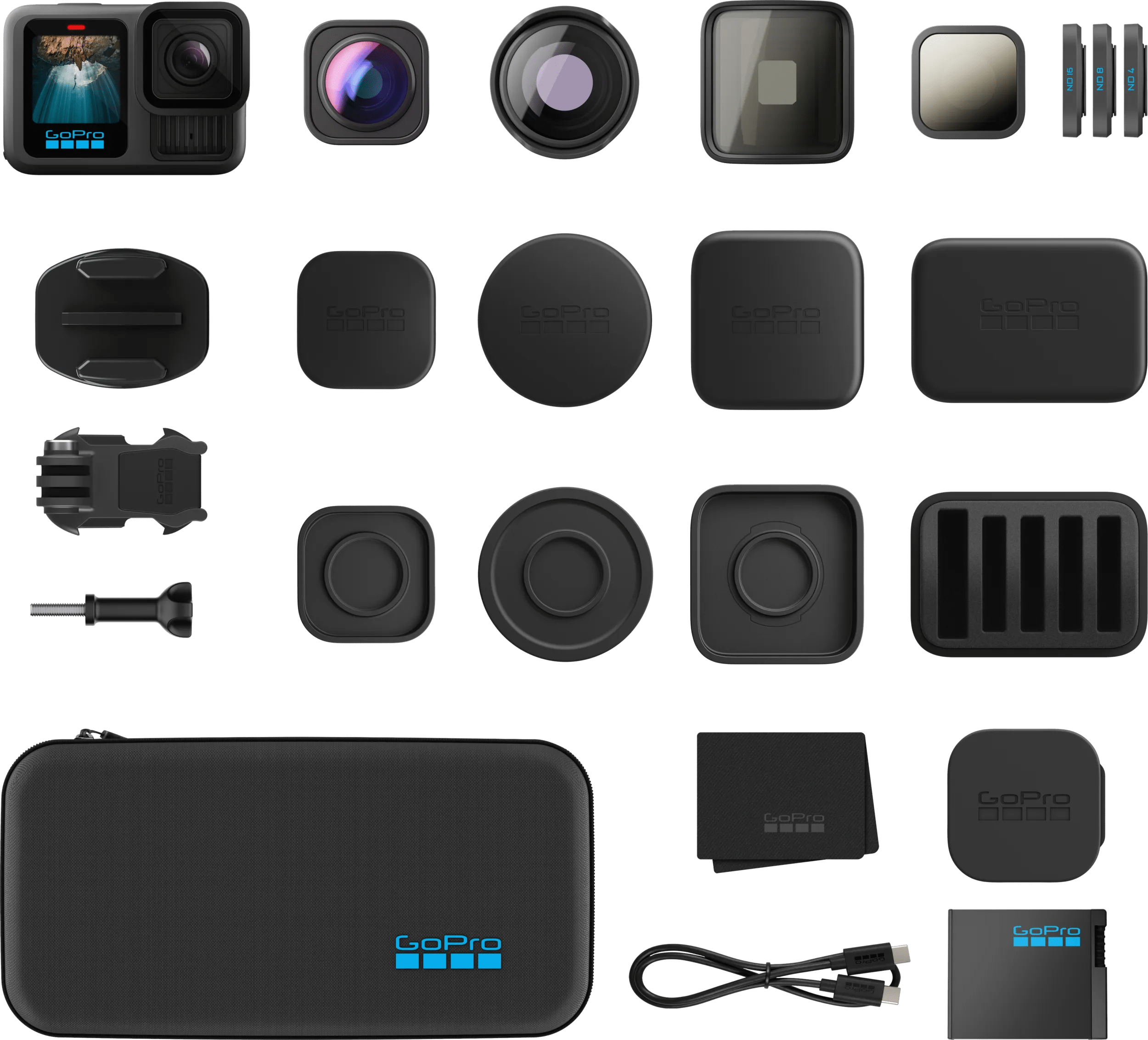 Gopro hero 13 black + lens collection 1 Gopro hero 13 black + lens collection