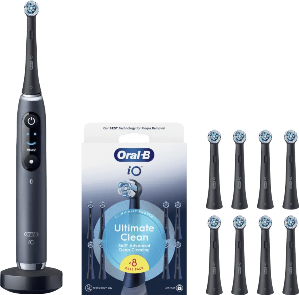 Oral-B iO 9n Onyx Zwart + 8 opzetborstels