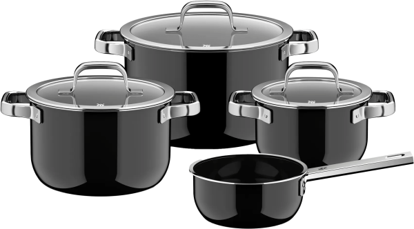 WMF Fusiontec Mineral Pro Pannenset 4-delig Zwart