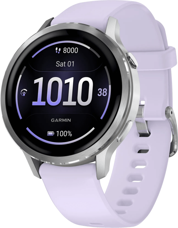 Garmin Venu 4 Zilver/Paars 41 mm