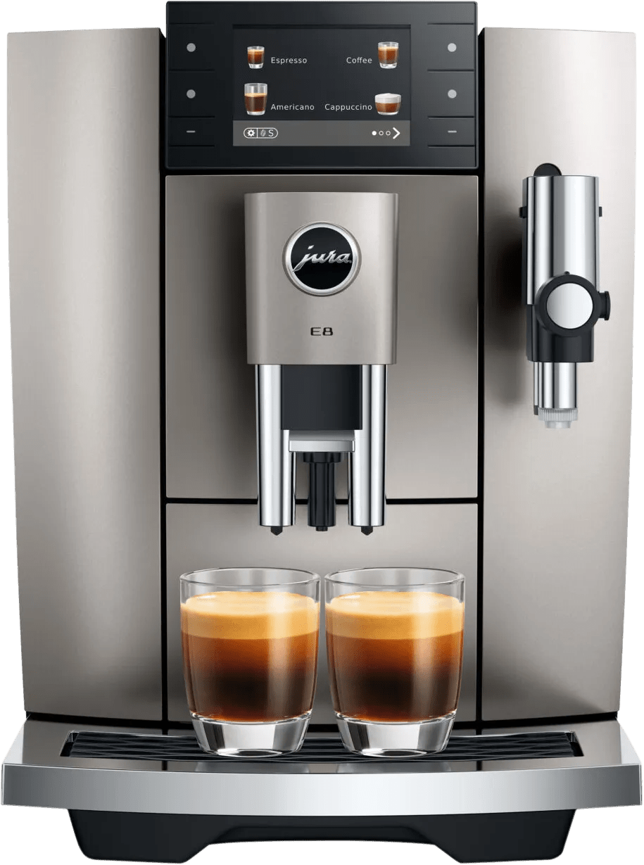 Jura e8 midnight silver (ed) 1 Jura e8 midnight silver (ed)