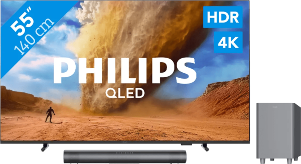 Philips 55" PUS7800 QLED 4K (2025) + Philips TAB6100