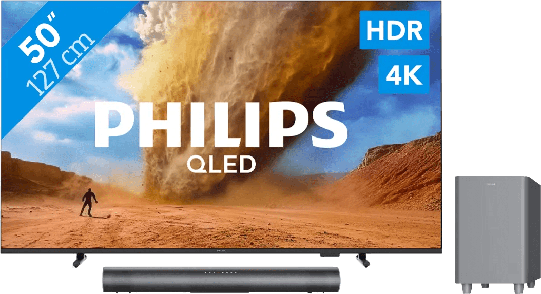 Philips 50" pus7800 qled 4k (2025) + philips tab6100 1 Philips 50" pus7800 qled 4k (2025) + philips tab6100