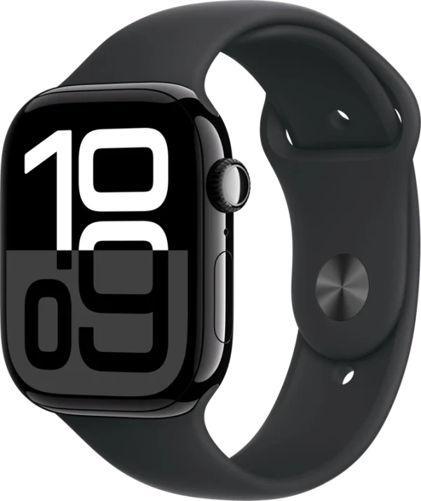 Apple Watch Series 10 4G 46mm Zwart Sportband M/L