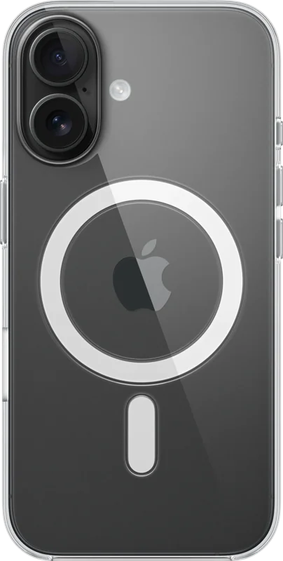 Apple iPhone 16 Back Cover met MagSafe Transparant