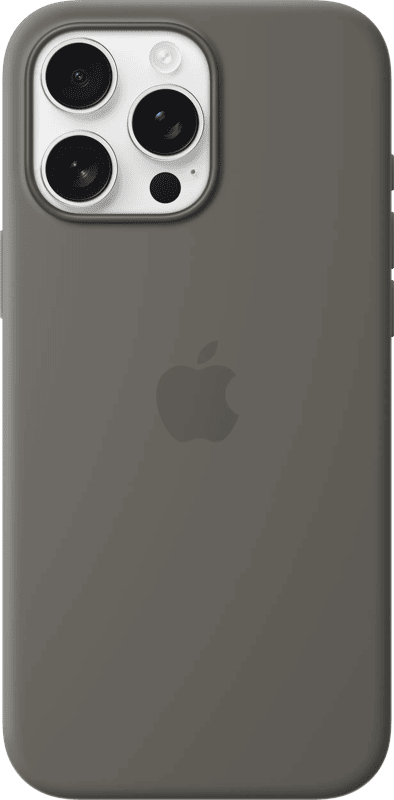 Apple iPhone 16 Pro Max Back Cover met MagSafe Rotsgrijs