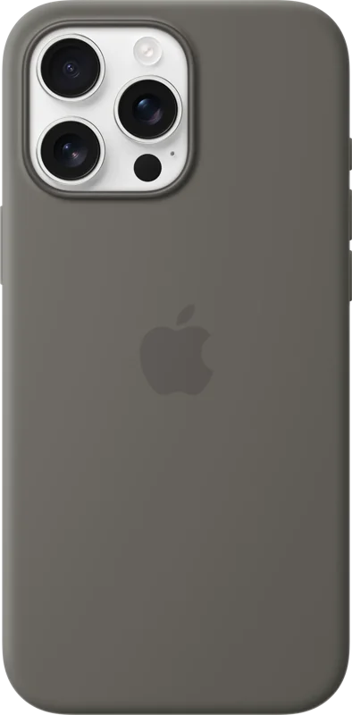 Apple iPhone 16 Pro Max Back Cover met MagSafe Rotsgrijs