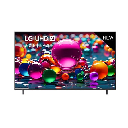 65 inch LG UHD AI UA75 4k Smart TV 2025 - 65UA75006LA