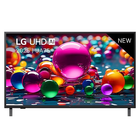 43 inch LG UHD AI UA75 4K Smart TV 2025 - 43UA75006LA