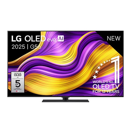 55 inch LG OLED evo AI G5 4K Smart TV 2025 - OLED55G56LS