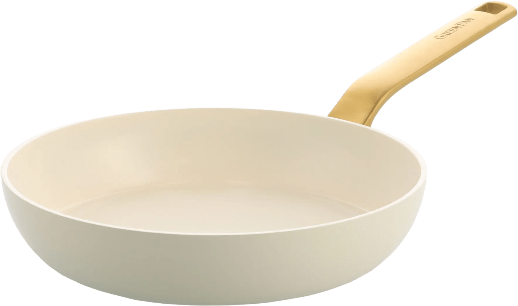 Greenpan evolution koekenpan 24 cm cream white 1 Greenpan evolution koekenpan 24 cm cream white