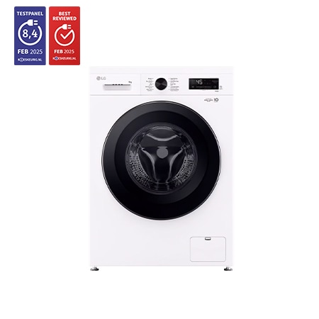 9kg Wasmachine Wit | Inverter Direct Drive | Spa Steam | A - F4X1009NWK