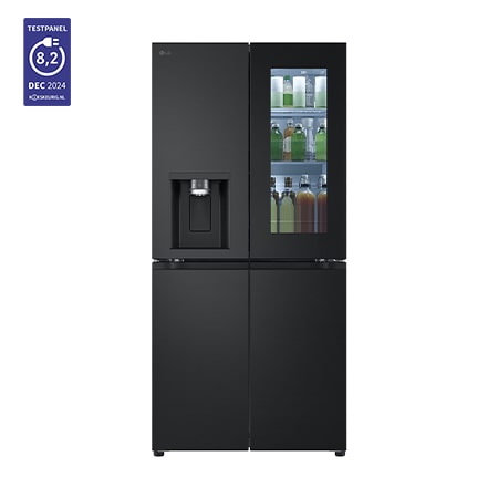 508L Amerikaanse koelkast Zwart | InstaView | DoorCooling+ | Uvnano - GMG860EPBE