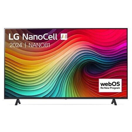 65 Inch LG NanoCell AI NANO81 4K Smart TV 2024 - 65NANO81T6A