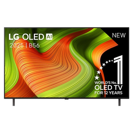 55 inch LG OLED AI B5 4K Smart TV 2025 - OLED55B56LA