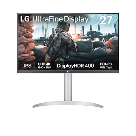 27" UHD 4K IPS monitor with VESA DisplayHDR 400 - 27UP650K-W