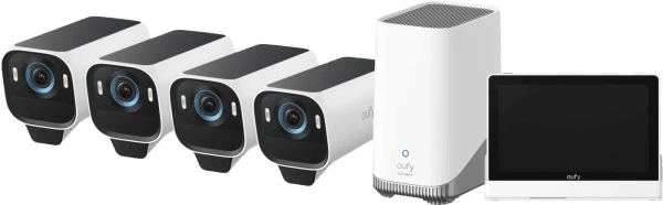 EufyCam S3 Pro 4-Pack + Smart Display E10
