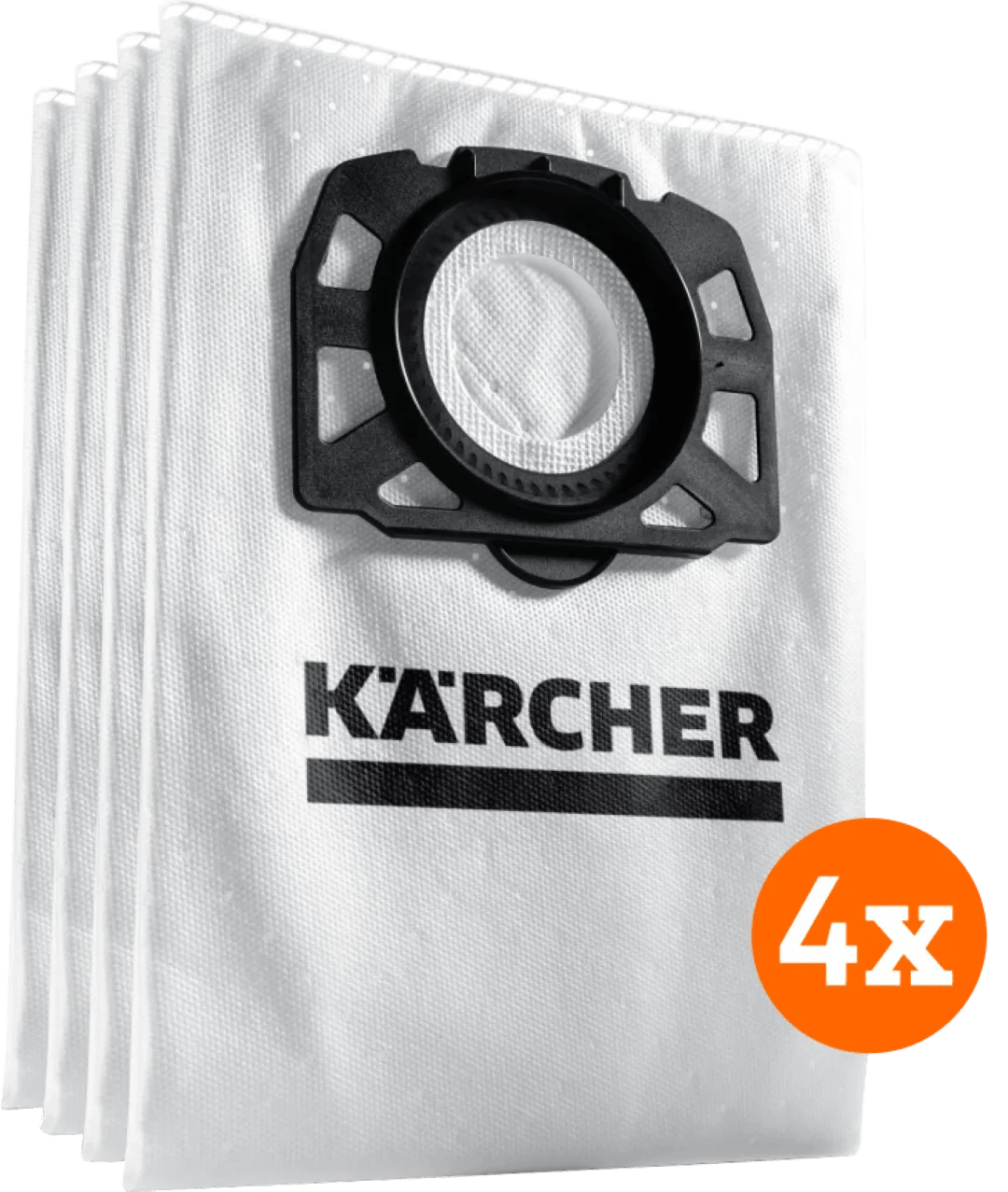 Karcher stofzuigerzak voor wd 4/5/6 (4x) 1 Karcher stofzuigerzak voor wd 4/5/6 (4x)
