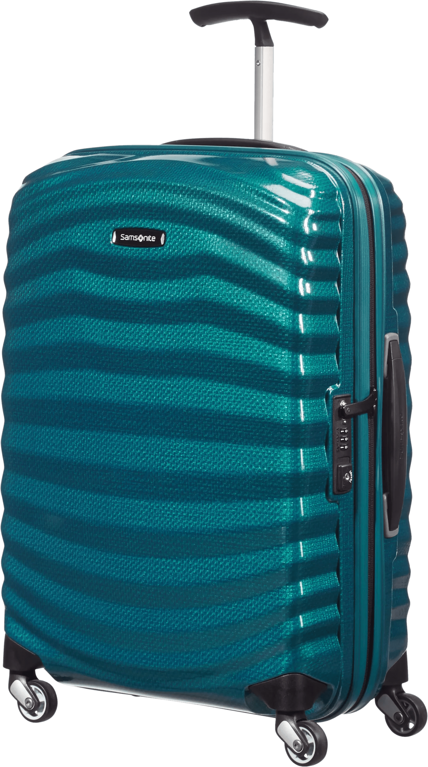 Samsonite lite-shock spinner 55cm petrol blue 1 Samsonite lite-shock spinner 55cm petrol blue