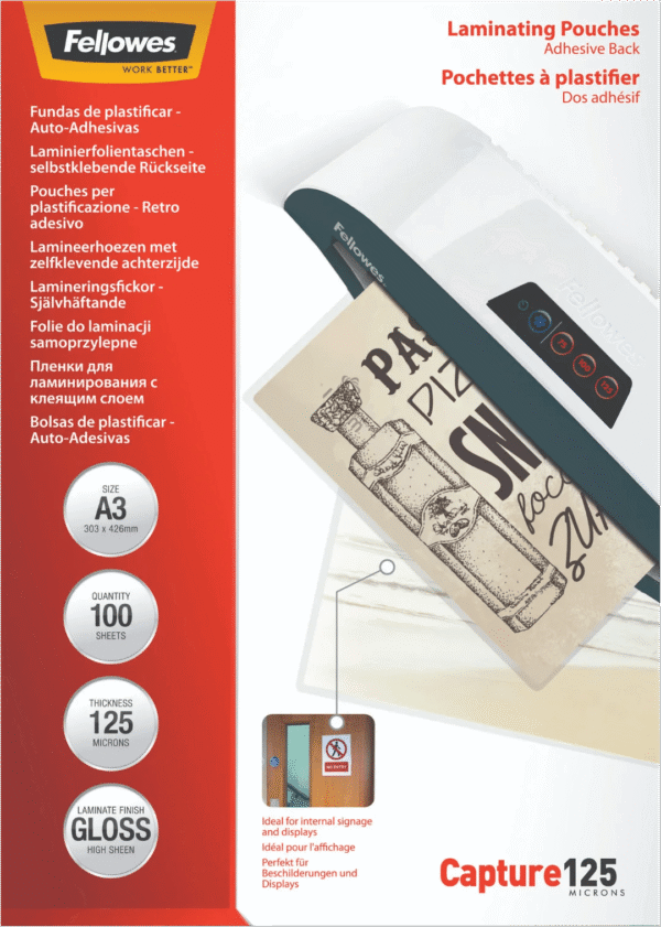 Fellowes Lamineerhoezen ImageLast 125 mic A3 (100 Stuks)