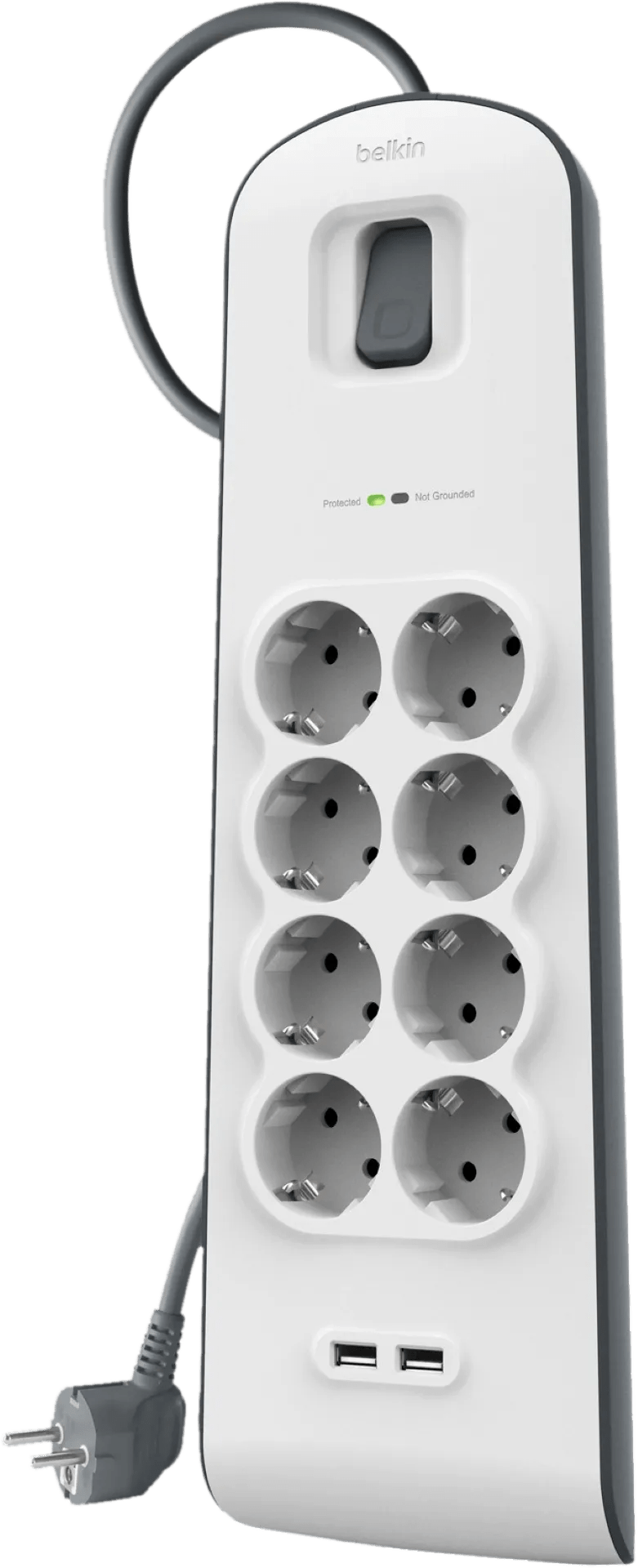 Belkin surge protector 8 outlet 2 meter 2x usb 1 Belkin surge protector 8 outlet 2 meter 2x usb