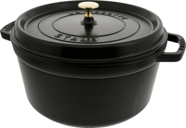 Staub Ronde Stoof-/Braadpan 28 cm Zwart