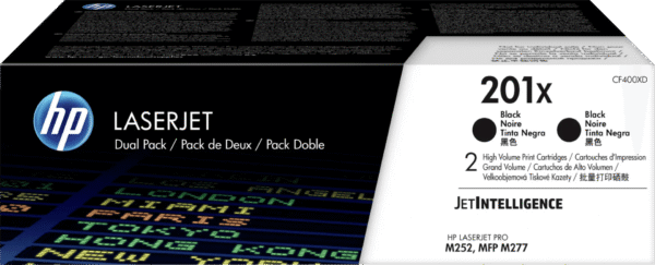 HP 201X Toner Zwart Duo Pack (Hoge Capaciteit)