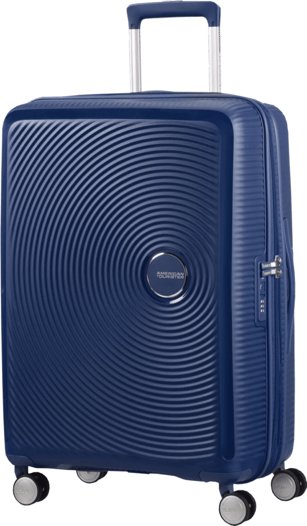 American Tourister Soundbox Expandable Spinner 67cm Midnight Navy