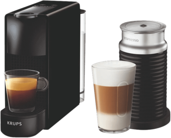 Krups Nespresso Essenza Mini XN1118 Zwart + Melkopschuimer