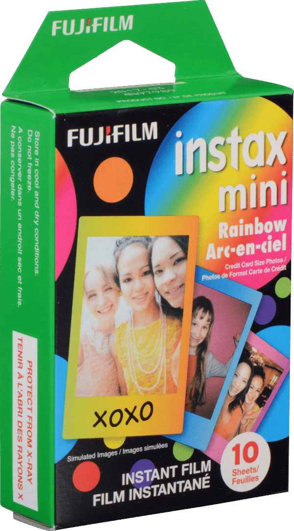 Fujifilm Instax Colorfilm Mini Rainbow (10 stuks)