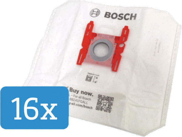 Bosch BBZ16GALL stofzuigerzak (16 stuks)