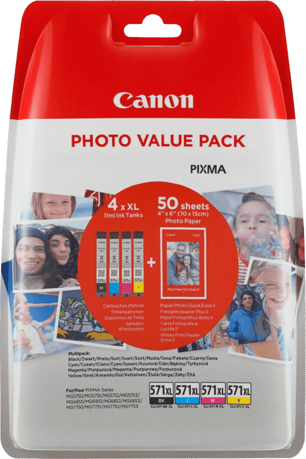 Canon CLI-571XL Cartridges Combo Pack