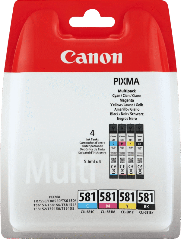 Canon CLI-581 Cartridges Combo Pack