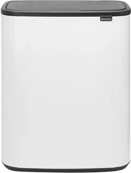 Brabantia Bo Touch Bin 2 x 30 Liter White