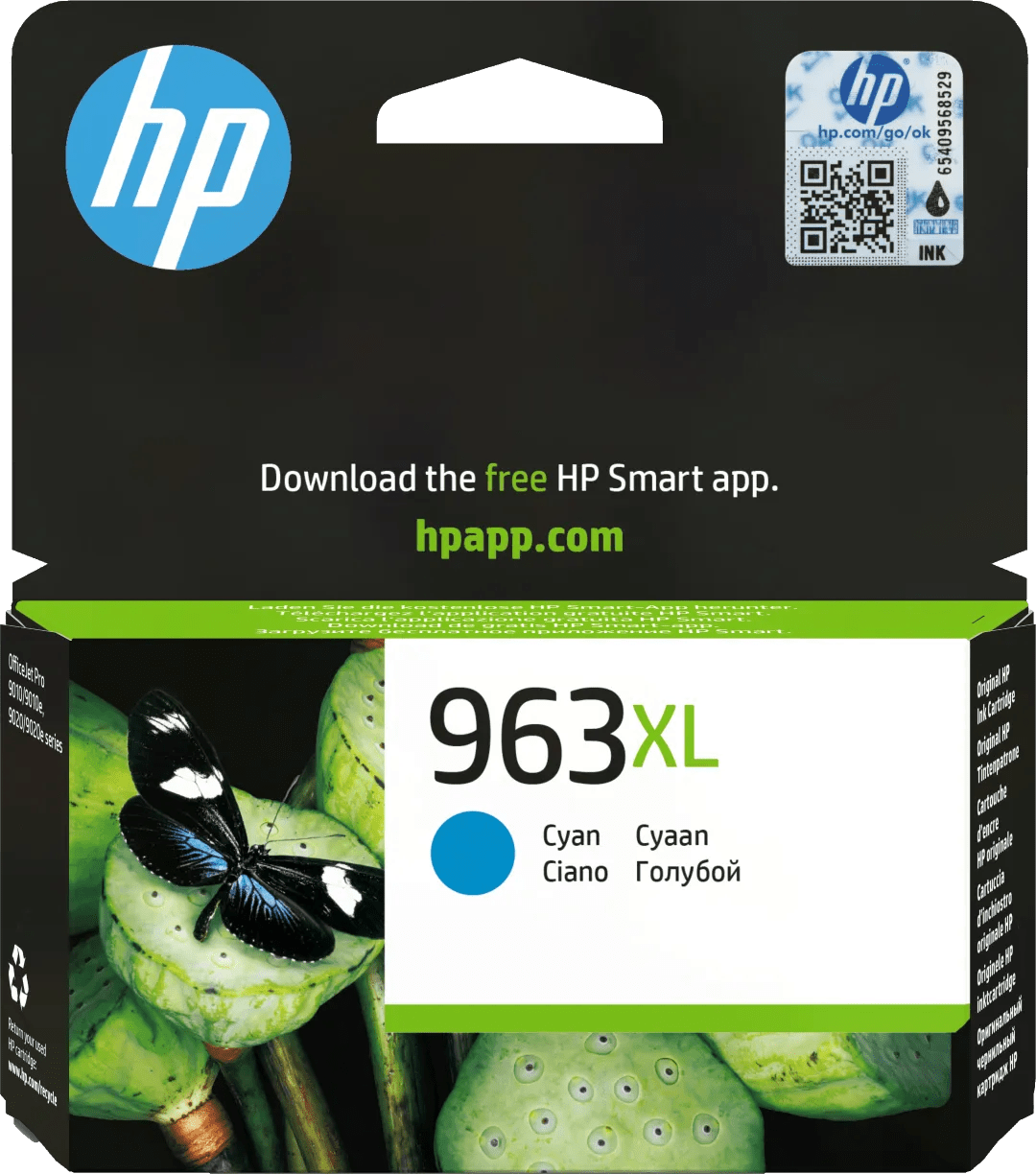 Hp 963xl cartridge cyaan 1 Hp 963xl cartridge cyaan