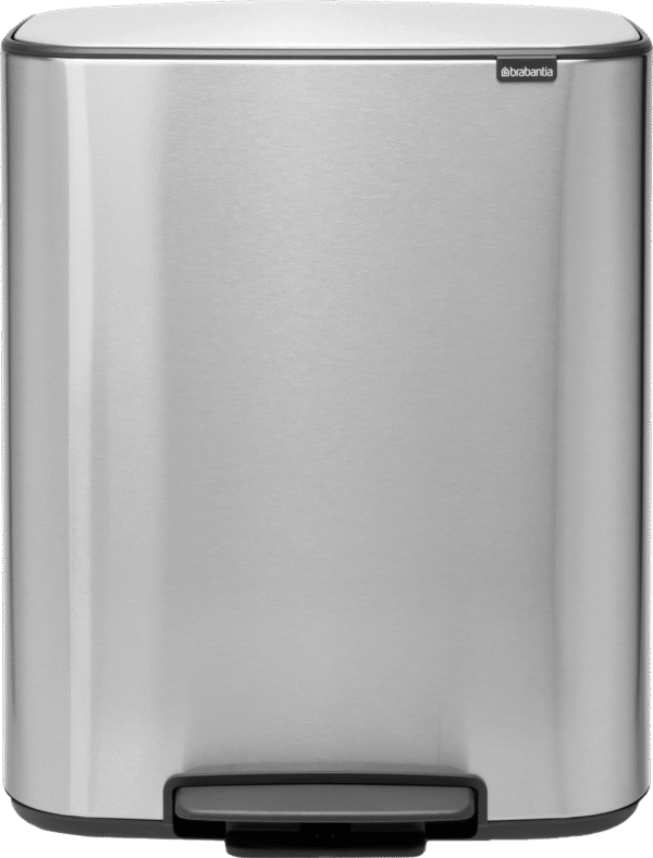 Brabantia Bo Pedal Bin 60 Liter Rvs Fingerprint Proof