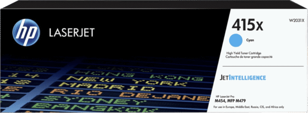 HP 415X Toner Cyaan (Hoge Capaciteit)
