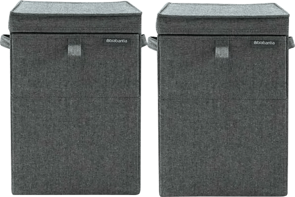 Brabantia Wasboxen Pepper Black Duo Pack