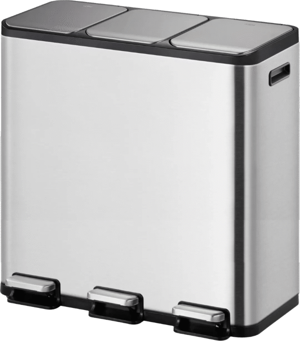 EKO EcoCasa II 3 x 15 Liter Mat Rvs