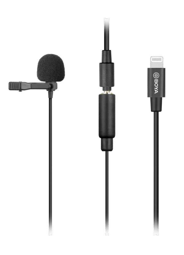 Boya BY-M2 Lavalier Microfoon met Lightning Kabel
