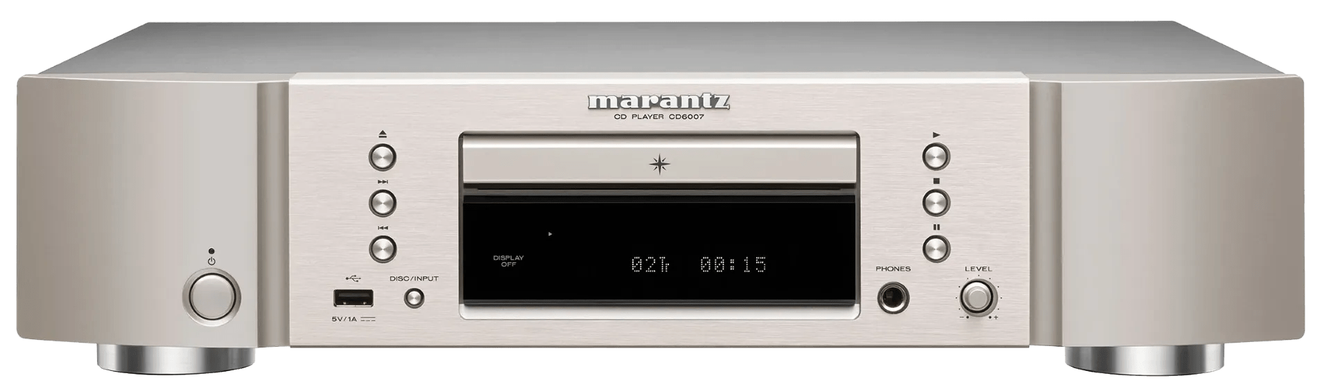 Marantz cd6007 zilvergoud 1 Marantz cd6007 zilvergoud