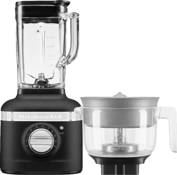 KitchenAid Artisan K400 5KSB4026EBK Vulkaanzwart + citruspers opzetstuk