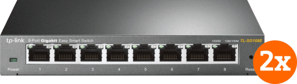 TP-Link TL-SG108E Duo-Pack