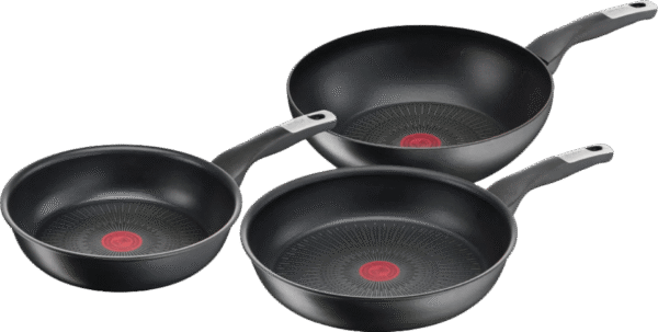 Tefal Unlimited Koekenpannenset 24 + 28 cm + Wokpan 28 cm