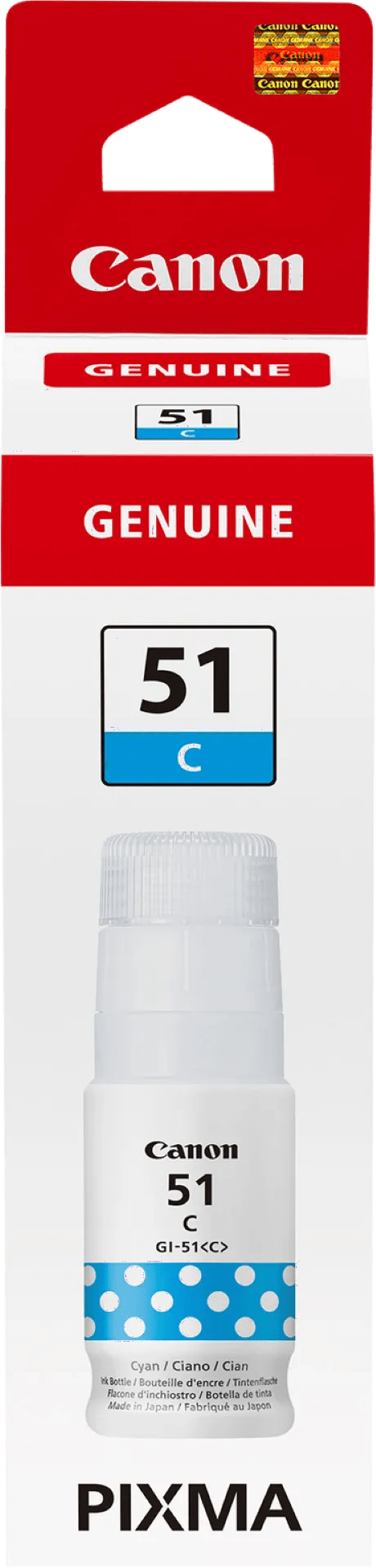 Canon GI-51 Inktflesje Cyaan