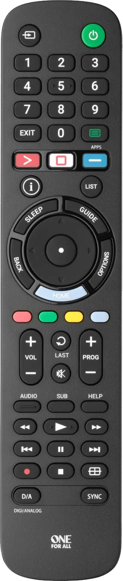 One for All URC4912 Sony Afstandsbediening